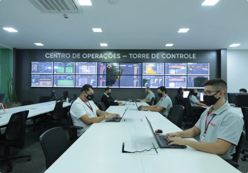 Centro de Operações Torre de Controle da Patrus na Matriz e HUB de Contagem/MG