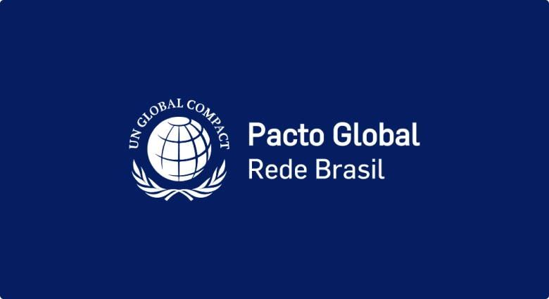 Selo do Pacto Global Rede Brasil da ONU